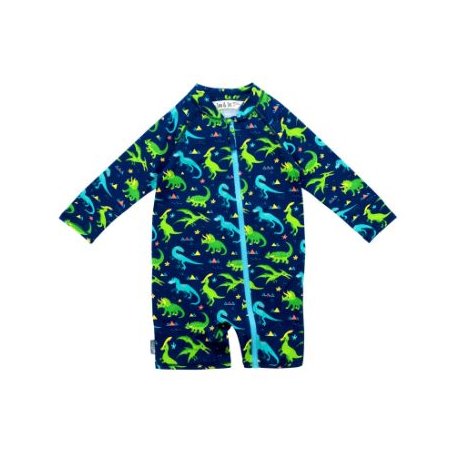 Jan & Jul Long Sleeve One Piece UV Jumpsuit - Dinoland