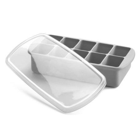 Silicone Baby Food Freezer Tray - Grey