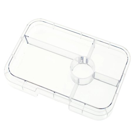 Yumbox	Tapas 5 Compartment Tray - Clear OLD TR-III-201810-5C 854298008169 Tjskids.com
