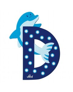 Animal Wooden Letter D