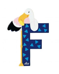 Animal Wooden Letter F