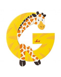 Animal Wooden Letter G