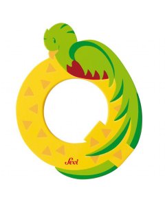 Animal Wooden Letter Q