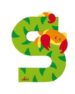 Animal Wooden Letter S