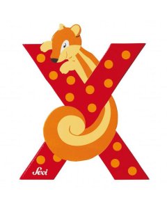 Animal Wooden Letter X