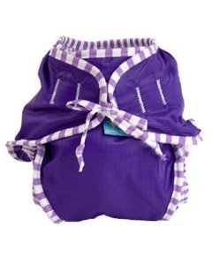 Reusable Swimsuit Diaper Purple