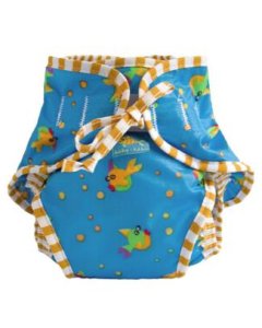 Reusable Swimsuit Diaper Goldfish