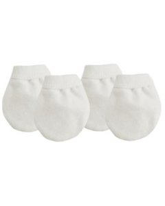 Organic Jersey Mitten White 7360-00