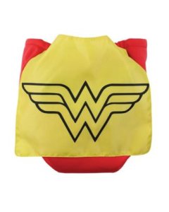 DC Comics Snap In One Cloth Diaper with Cape Wonder Woman