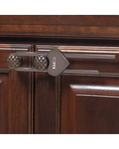 Sliding Cabinet Lock 2 Pack Brown S343