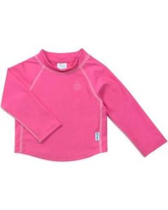 Long Sleeve Rashguard Shirt Hot Pink