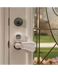 Door Lever Lock White S357