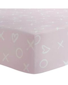 Flannel Contour Pad Sheet with Slits Pink XOXO S347-634