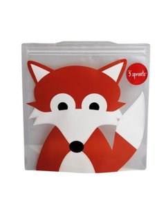 Sandwich Bag Fox 2 Pack