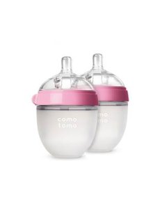 Baby Bottle Pink 5 oz 2 Pack