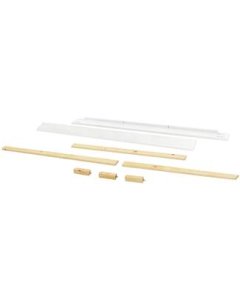 Full Size Conversion Rail Linen White