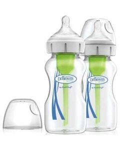 Options Wide Neck Glass Bottle 2 Pack 9oz WB92700-P2