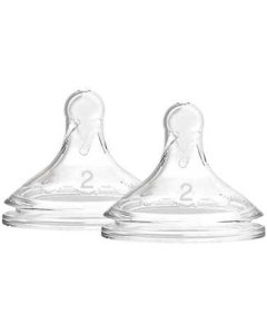 Options Wide Neck Level 2 Nipple 2 Pack WN2201-P3