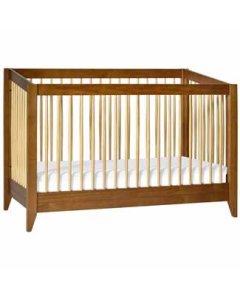Sprout 4 in 1 Crib with Toddler Rail Chestnut Natural