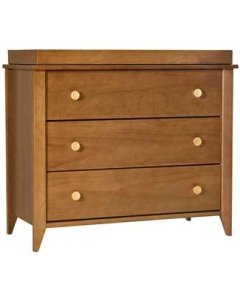 Sprout 3 Drawer Changer Dresser Chestnut Natural