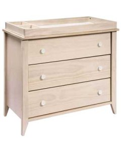 Sprout 3 Drawer Changer Dresser Washed Natural White
