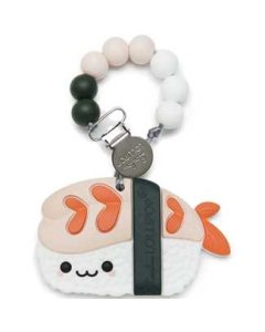 Silicone Teether n Clip Set Ebi Shrimp