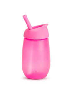 Munchkin - 10oz Simple Clean Straw Cup - Pink 21399 735282213991
