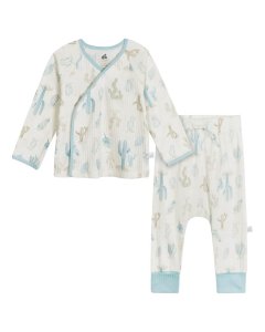 Just Born - 2 Piece Pant + Shirt - Desert Cactus