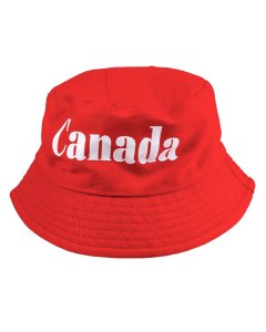 CTG - Canada Bucket Hat-Red, Kid Size, age 5-7 62325 062823623255 TJSKIDS.COM