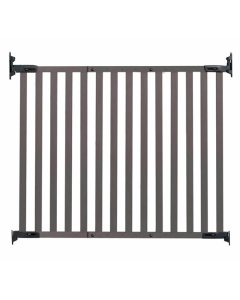 Bamboo Angle Mount Safeway Gate - Grey