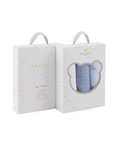 Piccolo Bambino Muslin Swaddle 3 Pack - Blue