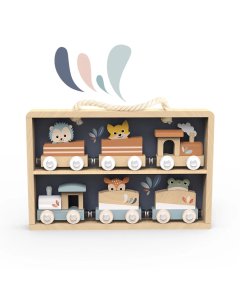 Speedy Monkey Train Set Display Case