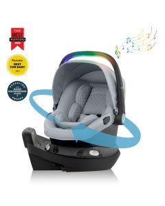 Revolve180 LiteMax NXT Rotational Infant Car Seat with SensorySoothe - Quartz
