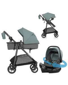 Omni Ultra Travel System with Revolve180 LiteMax NXT - Pacific Green