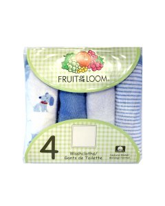 Fruit of the Loom Wash Cloths - Pink
