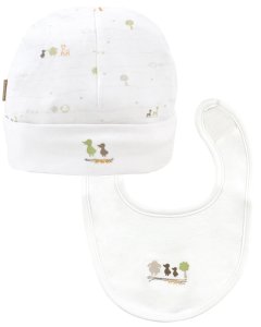Kushies Follow Me | Hat & Bib Set - 6M