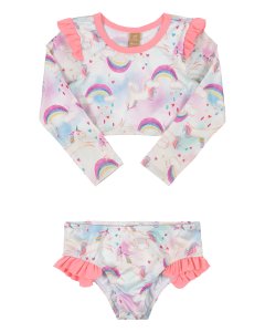 up baby UV Protection Swimming Bikini - Rainbows
