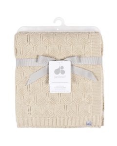 Just Born Sweater Knit Blanket - Tan