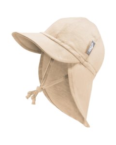 Jan & Jul	Sun Soft Baby Cap - Oat Tjskids.com

