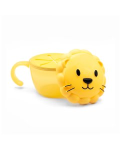 Melii	 Snack Container with Finger Trap - Lion	18300 790693183004 Tjskids.com
