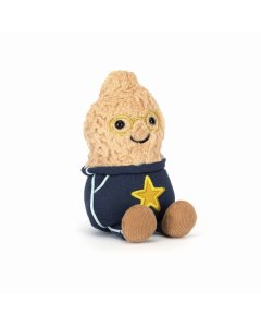 Jellycat Amuseables Peanut in Star Student Outfit A6PSP 670983166422 Tjskids.com