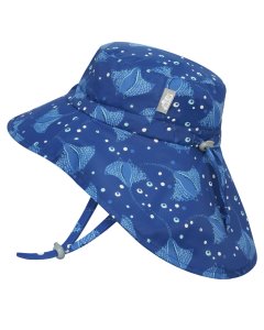 Jan & Jul	AquaDry Adventure Hat - Manta Ray Tjskids.com