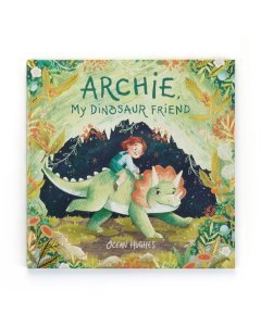 Jellycat Archie, My Dinosaur Friend Book BK4ARC	670983151749 Tjskids.com