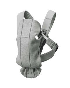 BabyBjorn Baby Carrier Mini - 3D Jersey, Light Grey
