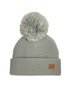 Babyfied PomPom Toque Light Grey 
