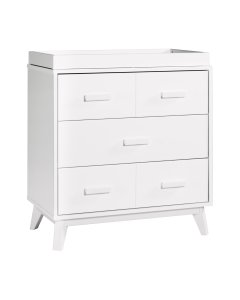 Babyletto Scoot 3 Drawer Changer Dresser White