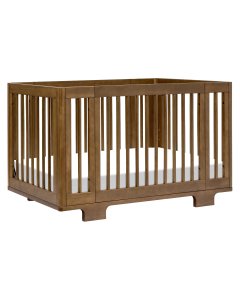 Babyletto Yuzu 8-In-1 Convertible Crib with Toddler Conversion Kit - Natural Walnut