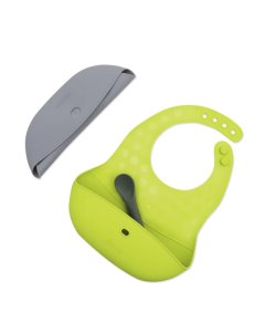 bbluv Poket - 2 pk Portable Silicone Feeding Set - Lime