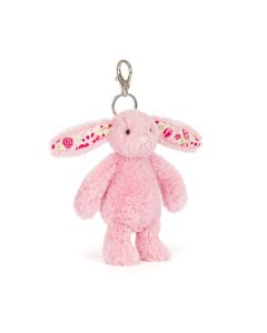 Jellycat Blushkin Blossom Bunny Bag Charm BP4ROSE 670983167061 Tjskids.com