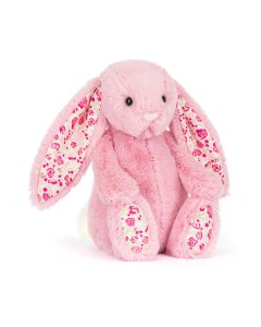 Jellycat Blushkin Blossom Luxe Bunny Original BAS3ROSE 670983166941 Tjskids.com